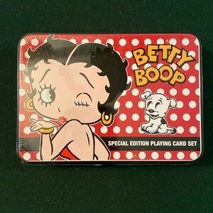 Betty Boop Playing Cards in Keepsake Tin NWT FACTORY SEALED